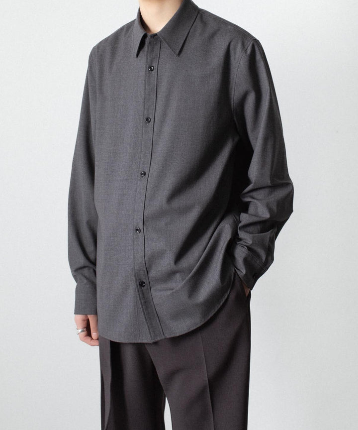 ATTACHMENT アタッチメントのWO/TA STRETCH TRO L/S SHIRT - D.GRAYの公式通販サイトsession福岡セレクトショップ
