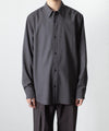 【 ATTACHMENT 】WO/TA STRETCH TRO L/S SHIRT - D.GRAY