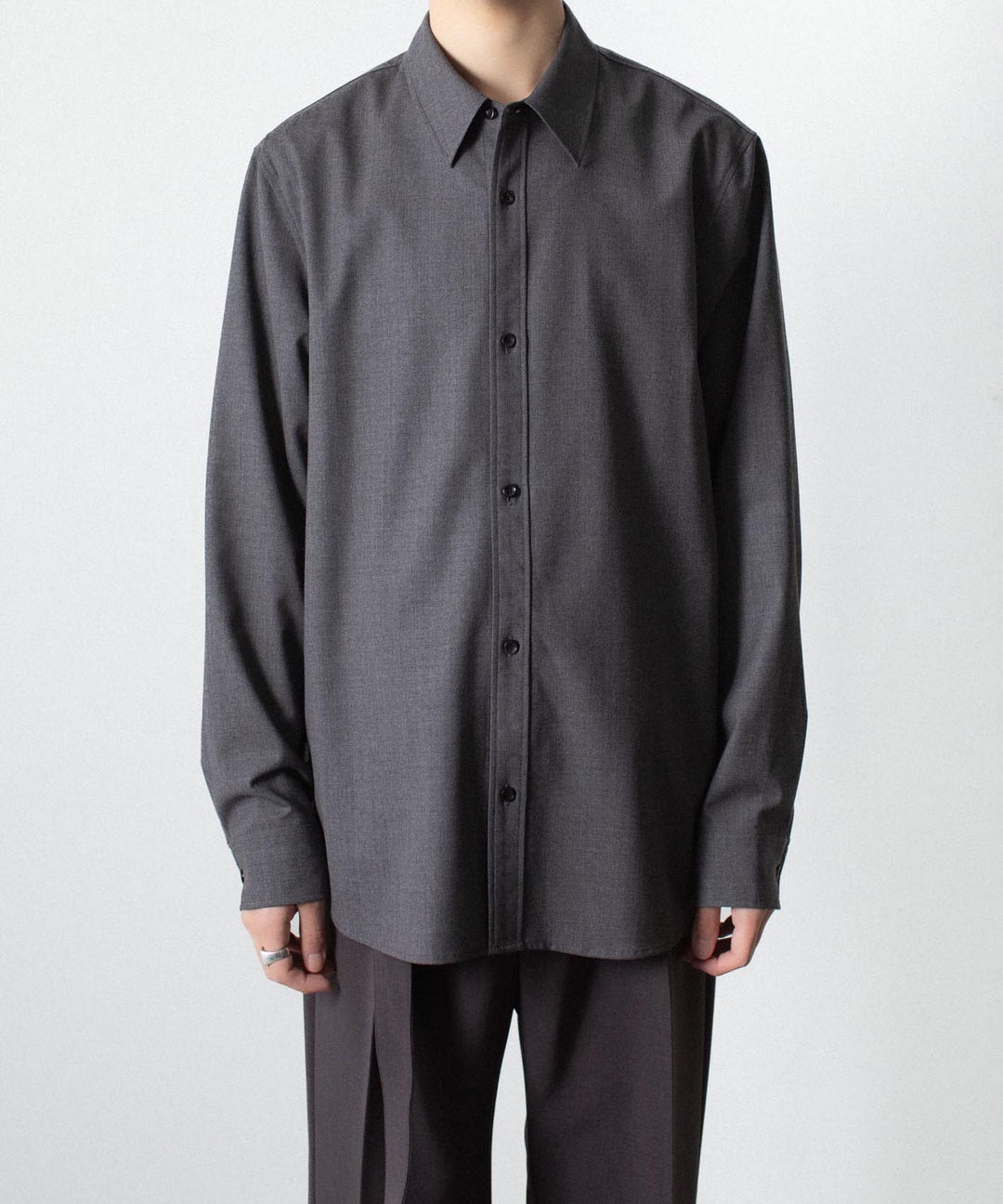 ATTACHMENT アタッチメントのWO/TA STRETCH TRO L/S SHIRT - D.GRAYの公式通販サイトsession福岡セレクトショップ