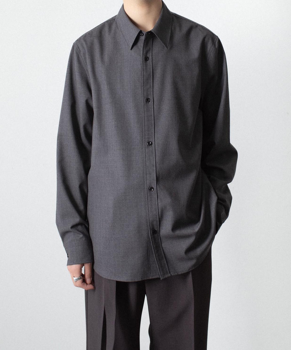 ATTACHMENT アタッチメントのWO/TA STRETCH TRO L/S SHIRT - D.GRAYの公式通販サイトsession福岡セレクトショップ