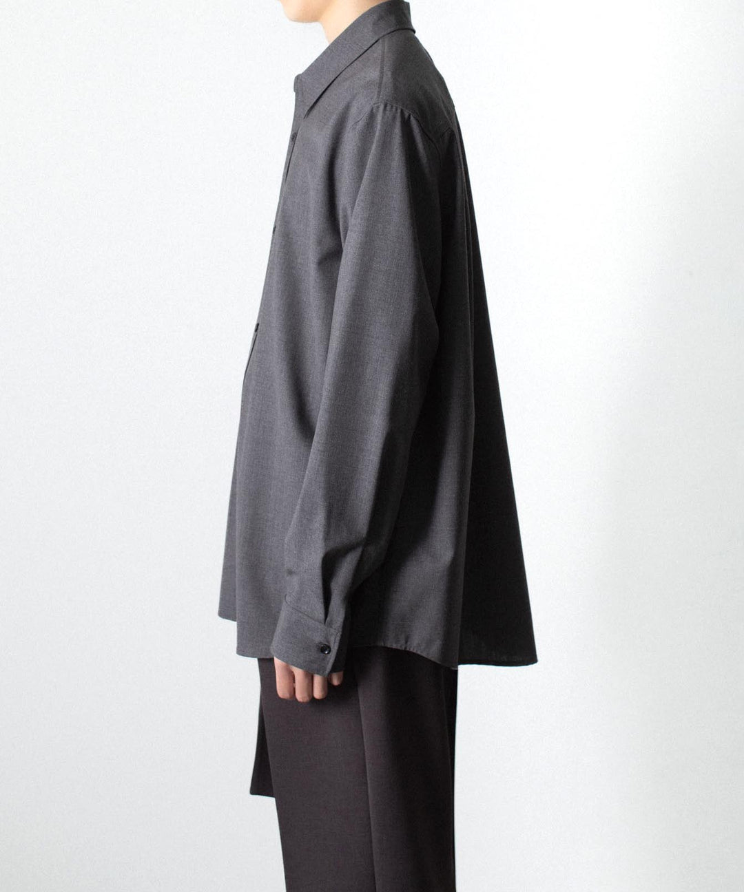 ATTACHMENT アタッチメントのWO/TA STRETCH TRO L/S SHIRT - D.GRAYの公式通販サイトsession福岡セレクトショップ