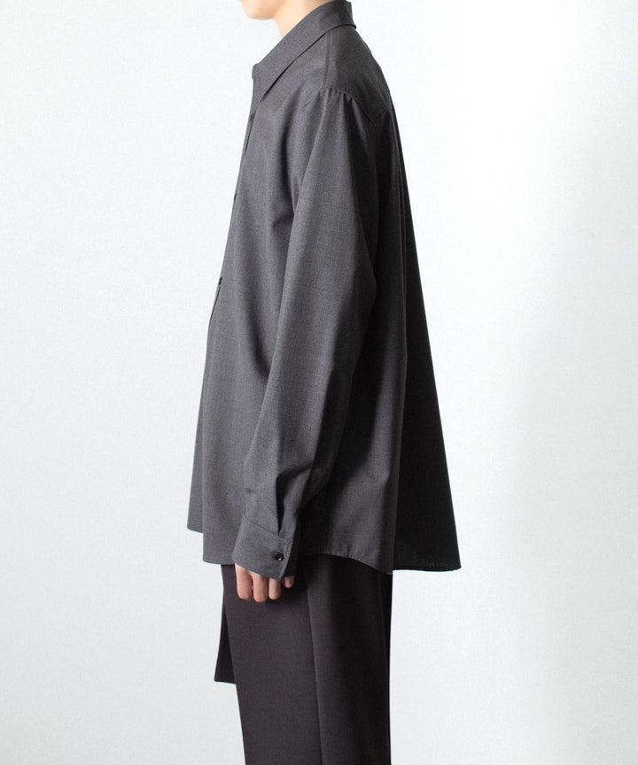 ATTACHMENT アタッチメントのWO/TA STRETCH TRO L/S SHIRT - D.GRAYの公式通販サイトsession福岡セレクトショップ