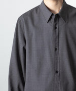 画像をギャラリービューアに読み込む, ATTACHMENT アタッチメントのWO/TA STRETCH TRO L/S SHIRT - D.GRAYの公式通販サイトsession福岡セレクトショップ
