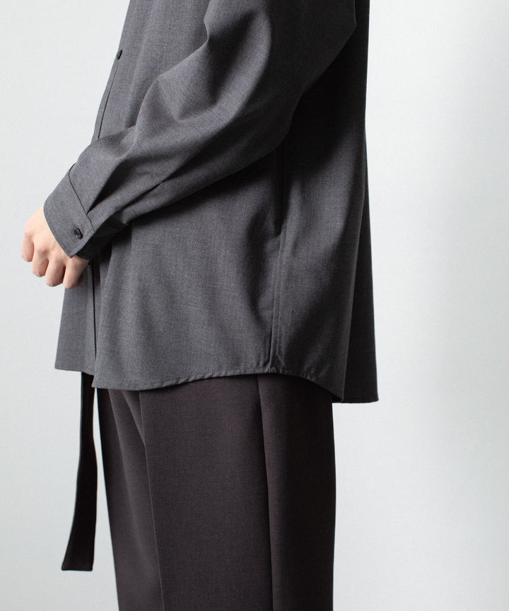 ATTACHMENT アタッチメントのWO/TA STRETCH TRO L/S SHIRT - D.GRAYの公式通販サイトsession福岡セレクトショップ