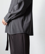 画像をギャラリービューアに読み込む, ATTACHMENT アタッチメントのWO/TA STRETCH TRO L/S SHIRT - D.GRAYの公式通販サイトsession福岡セレクトショップ
