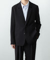 【 ATTACHMENT 】PE STRETCH DOUBLE CLOTH 2B JKT - BLACK