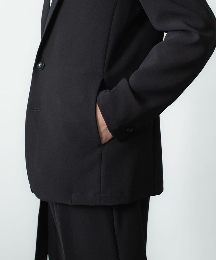 ATTACHMENT アタッチメントのPE STRETCH DOUBLE CLOTH 2B JKT - BLACKの公式通販サイトsession福岡セレクトショップ