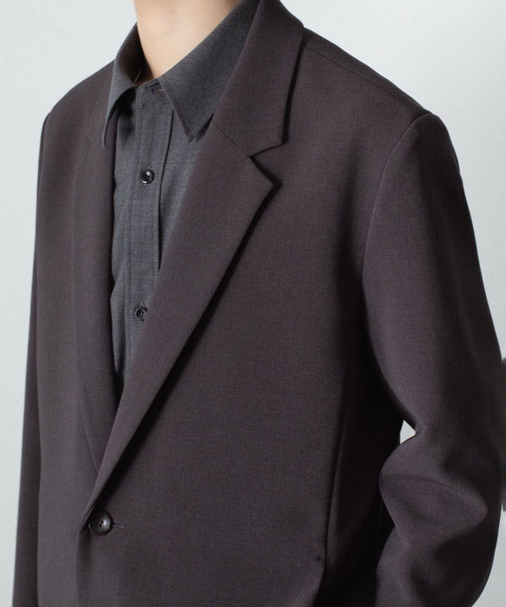ATTACHMENT アタッチメントのPE STRETCH DOUBLE CLOTH 2B JKT - D.BROWNの公式通販サイトsession福岡セレクトショップ