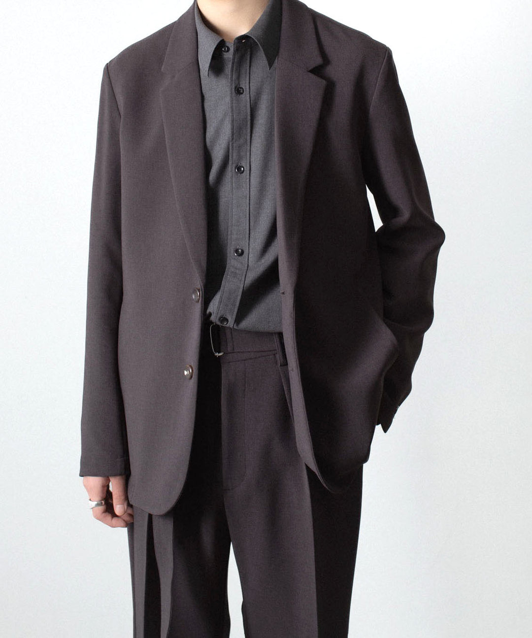 ATTACHMENT アタッチメントのPE STRETCH DOUBLE CLOTH 2B JKT - D.BROWNの公式通販サイトsession福岡セレクトショップ