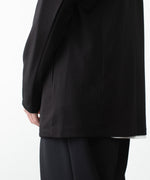 画像をギャラリービューアに読み込む, 【 ATTACHMENT 】COTTON DOUBLE FACE COLLARLESS CARDIGAN - BLACK
