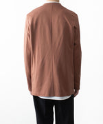 画像をギャラリービューアに読み込む, ATTACHMENT アタッチメントのCOTTON DOUBLE FACE COLLARLESS CARDIGAN - BROWNの公式通販サイトsession福岡セレクトショップ
