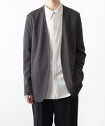 画像をギャラリービューアに読み込む, ATTACHMENT アタッチメントのCOTTON DOUBLE FACE COLLARLESS CARDIGAN - D.GRAYの公式通販サイトsession福岡セレクトショップ
