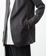 画像をギャラリービューアに読み込む, ATTACHMENT アタッチメントのCOTTON DOUBLE FACE COLLARLESS CARDIGAN - D.GRAYの公式通販サイトsession福岡セレクトショップ
