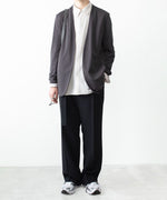 画像をギャラリービューアに読み込む, ATTACHMENT アタッチメントのCOTTON DOUBLE FACE COLLARLESS CARDIGAN - D.GRAYの公式通販サイトsession福岡セレクトショップ
