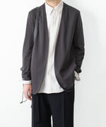 画像をギャラリービューアに読み込む, ATTACHMENT アタッチメントのCOTTON DOUBLE FACE COLLARLESS CARDIGAN - D.GRAYの公式通販サイトsession福岡セレクトショップ
