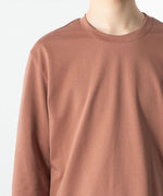 画像をギャラリービューアに読み込む, ATTACHMENT アタッチメントのCOTTON DOUBLE FACE SLIM FIT L/S TEE - BROWNの公式通販サイトsession福岡セレクトショップ
