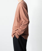 画像をギャラリービューアに読み込む, ATTACHMENT アタッチメントのCOTTON DOUBLE FACE SLIM FIT L/S TEE - BROWNの公式通販サイトsession福岡セレクトショップ
