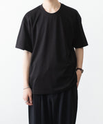 画像をギャラリービューアに読み込む, ATTACHMENT アタッチメントのCOTTON DOUBLE FACE OVERSIZED S/S TEE - BLACKの公式通販サイトsession福岡セレクトショップ

