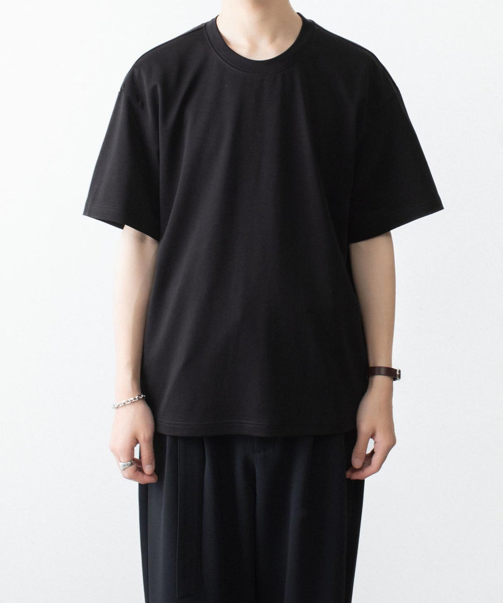 ATTACHMENT アタッチメントのCOTTON DOUBLE FACE OVERSIZED S/S TEE - BLACKの公式通販サイトsession福岡セレクトショップ