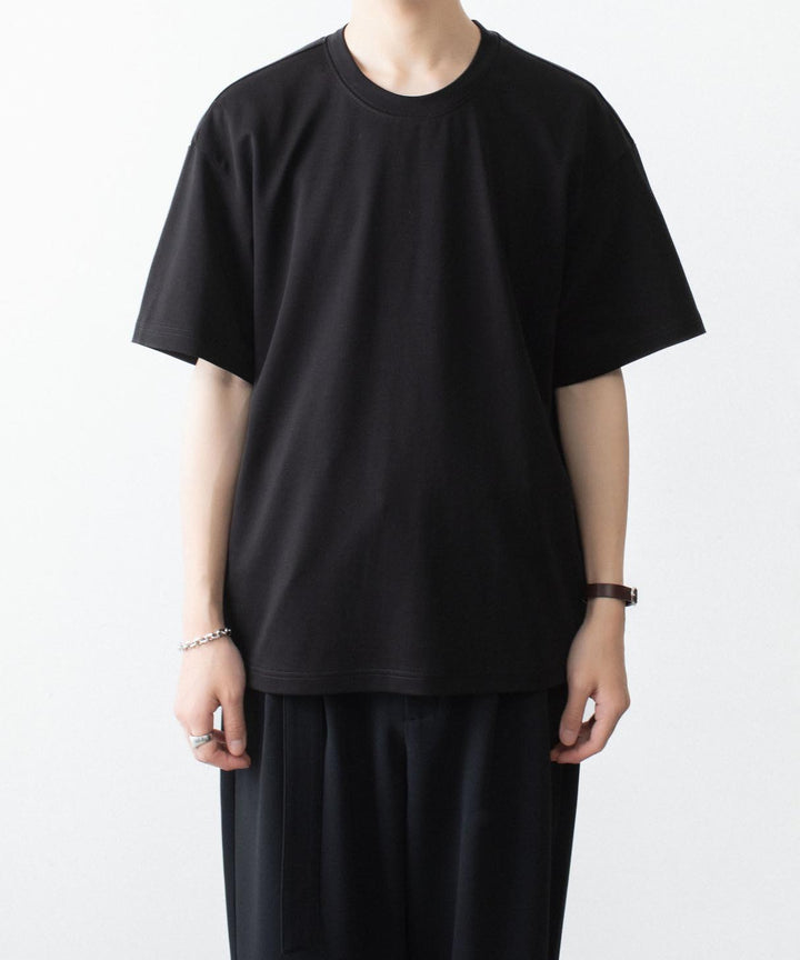 ATTACHMENT アタッチメントのCOTTON DOUBLE FACE OVERSIZED S/S TEE - BLACKの公式通販サイトsession福岡セレクトショップ
