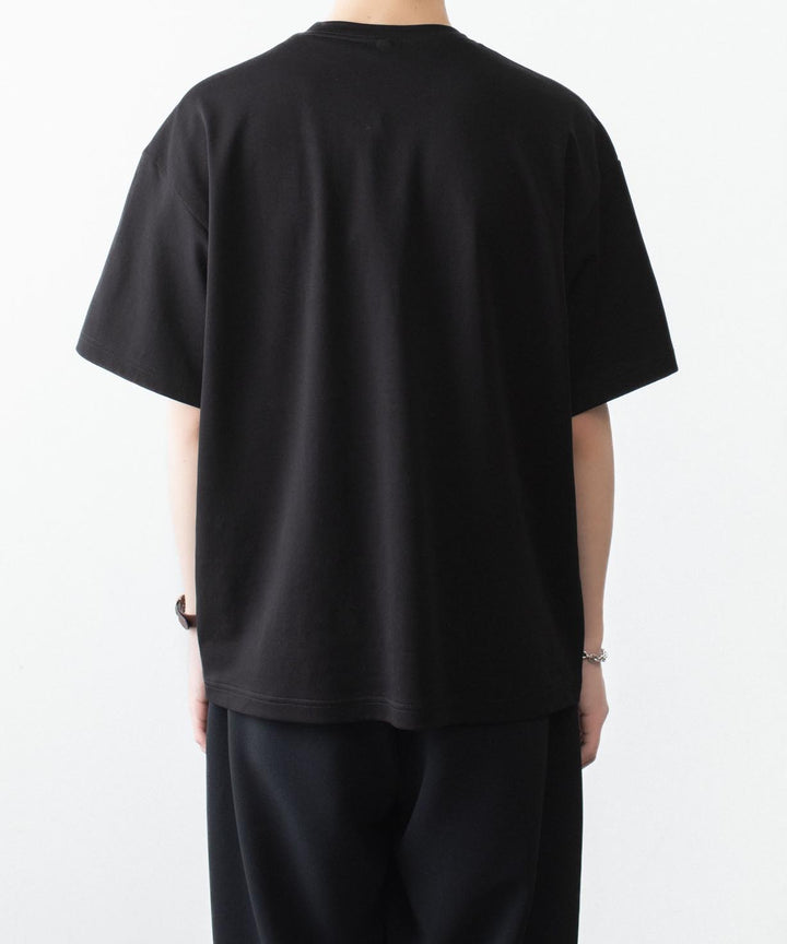 ATTACHMENT アタッチメントのCOTTON DOUBLE FACE OVERSIZED S/S TEE - BLACKの公式通販サイトsession福岡セレクトショップ
