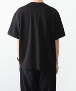 画像をギャラリービューアに読み込む, ATTACHMENT アタッチメントのCOTTON DOUBLE FACE OVERSIZED S/S TEE - BLACKの公式通販サイトsession福岡セレクトショップ
