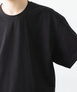 画像をギャラリービューアに読み込む, ATTACHMENT アタッチメントのCOTTON DOUBLE FACE OVERSIZED S/S TEE - BLACKの公式通販サイトsession福岡セレクトショップ
