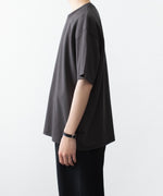 画像をギャラリービューアに読み込む, ATTACHMENT アタッチメントのCOTTON DOUBLE FACE OVERSIZED S/S TEE - D.GRAYの公式通販サイトsession福岡セレクトショップ

