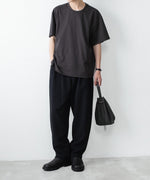 画像をギャラリービューアに読み込む, ATTACHMENT アタッチメントのCOTTON DOUBLE FACE OVERSIZED S/S TEE - D.GRAYの公式通販サイトsession福岡セレクトショップ
