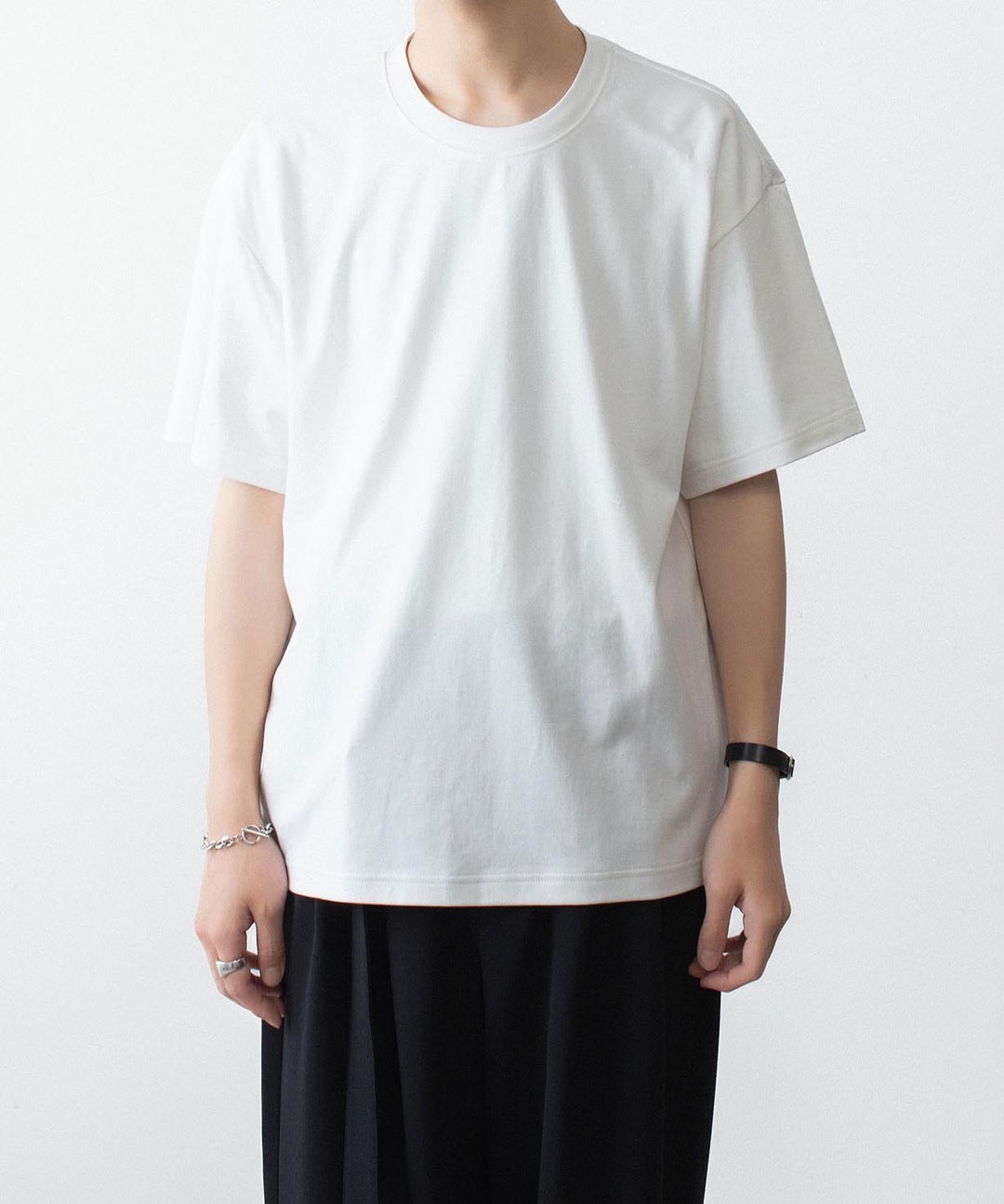 ATTACHMENT アタッチメントのCOTTON DOUBLE FACE OVERSIZED S/S TEE - WHITEの公式通販サイトsession福岡セレクトショップ