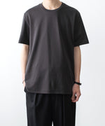 画像をギャラリービューアに読み込む, ATTACHMENT アタッチメントのCOTTON DOUBLE FACE SLIM FIT S/S TEE - D.GRAYの公式通販サイトsession福岡セレクトショップ
