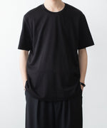 画像をギャラリービューアに読み込む, ATTACHMENT アタッチメントのCOTTON DOUBLE FACE SLIM FIT S/S TEE - BLACKの公式通販サイトsession福岡セレクトショップ
