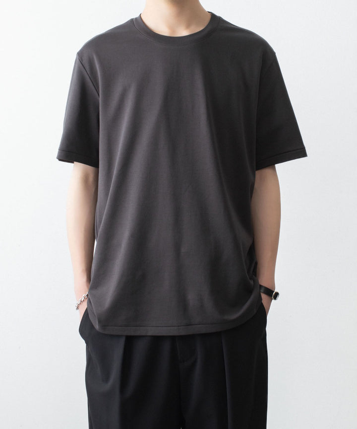 ATTACHMENT アタッチメントのCOTTON DOUBLE FACE SLIM FIT S/S TEE - D.GRAYの公式通販サイトsession福岡セレクトショップ