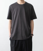 画像をギャラリービューアに読み込む, ATTACHMENT アタッチメントのCOTTON DOUBLE FACE SLIM FIT S/S TEE - D.GRAYの公式通販サイトsession福岡セレクトショップ
