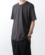 画像をギャラリービューアに読み込む, ATTACHMENT アタッチメントのCOTTON DOUBLE FACE SLIM FIT S/S TEE - D.GRAYの公式通販サイトsession福岡セレクトショップ
