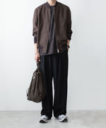 画像をギャラリービューアに読み込む, ATTACHMENT アタッチメントのCOTTON DOUBLE FACE SLIM FIT S/S TEE - D.GRAYの公式通販サイトsession福岡セレクトショップ
