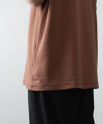 画像をギャラリービューアに読み込む, ATTACHMENT アタッチメントのCOTTON DOUBLE FACE SLIM FIT S/S TEE - BROWNの公式通販サイトsession福岡セレクトショップ

