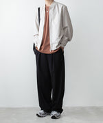 画像をギャラリービューアに読み込む, ATTACHMENT アタッチメントのCOTTON DOUBLE FACE SLIM FIT S/S TEE - BROWNの公式通販サイトsession福岡セレクトショップ
