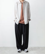 画像をギャラリービューアに読み込む, ATTACHMENT アタッチメントのCOTTON DOUBLE FACE SLIM FIT S/S TEE - BROWNの公式通販サイトsession福岡セレクトショップ
