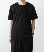 画像をギャラリービューアに読み込む, ATTACHMENT アタッチメントのCOTTON DOUBLE FACE SLIM FIT S/S TEE - BLACKの公式通販サイトsession福岡セレクトショップ
