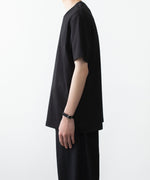 画像をギャラリービューアに読み込む, ATTACHMENT アタッチメントのCOTTON DOUBLE FACE SLIM FIT S/S TEE - BLACKの公式通販サイトsession福岡セレクトショップ
