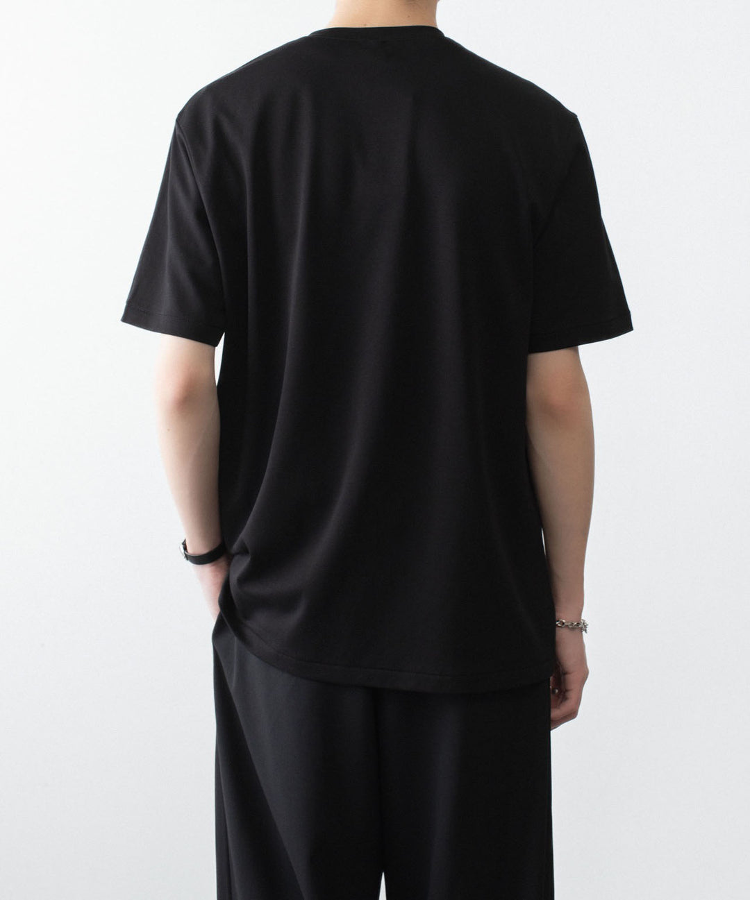 ATTACHMENT アタッチメントのCOTTON DOUBLE FACE SLIM FIT S/S TEE - BLACKの公式通販サイトsession福岡セレクトショップ