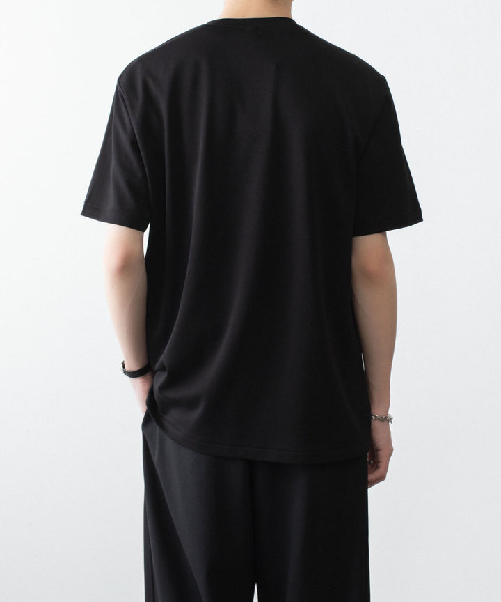 ATTACHMENT アタッチメントのCOTTON DOUBLE FACE SLIM FIT S/S TEE - BLACKの公式通販サイトsession福岡セレクトショップ