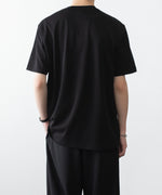 画像をギャラリービューアに読み込む, ATTACHMENT アタッチメントのCOTTON DOUBLE FACE SLIM FIT S/S TEE - BLACKの公式通販サイトsession福岡セレクトショップ
