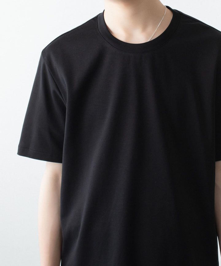 ATTACHMENT アタッチメントのCOTTON DOUBLE FACE SLIM FIT S/S TEE - BLACKの公式通販サイトsession福岡セレクトショップ