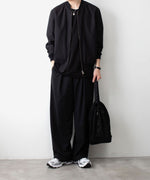 画像をギャラリービューアに読み込む, 【 ATTACHMENT 】COTTON DOUBLE FACE SLIM FIT S/S TEE - BLACK
