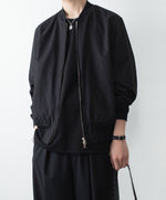 画像をギャラリービューアに読み込む, 【 ATTACHMENT 】COTTON DOUBLE FACE SLIM FIT S/S TEE - BLACK
