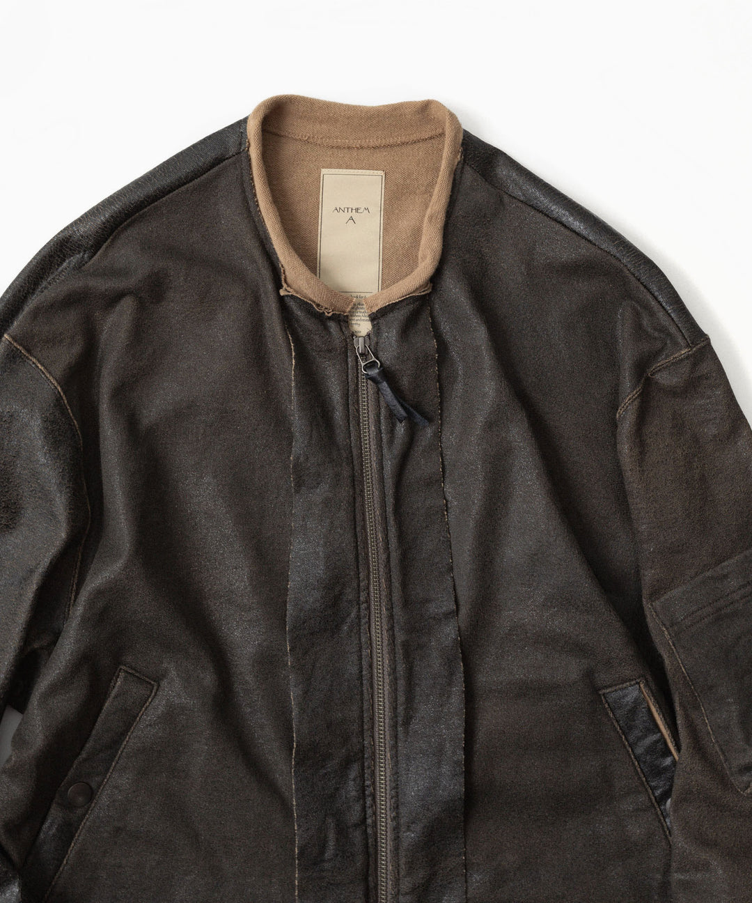 ANTHEM Aアンセムエー のCRACK TERRY MILITARY BLOUSON - BROWNの公式通販サイトsession福岡セレクトショップ