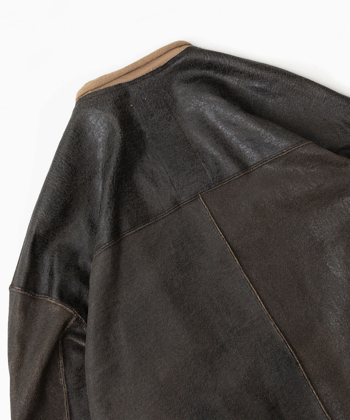 ANTHEM Aアンセムエー のCRACK TERRY MILITARY BLOUSON - BROWNの公式通販サイトsession福岡セレクトショップ