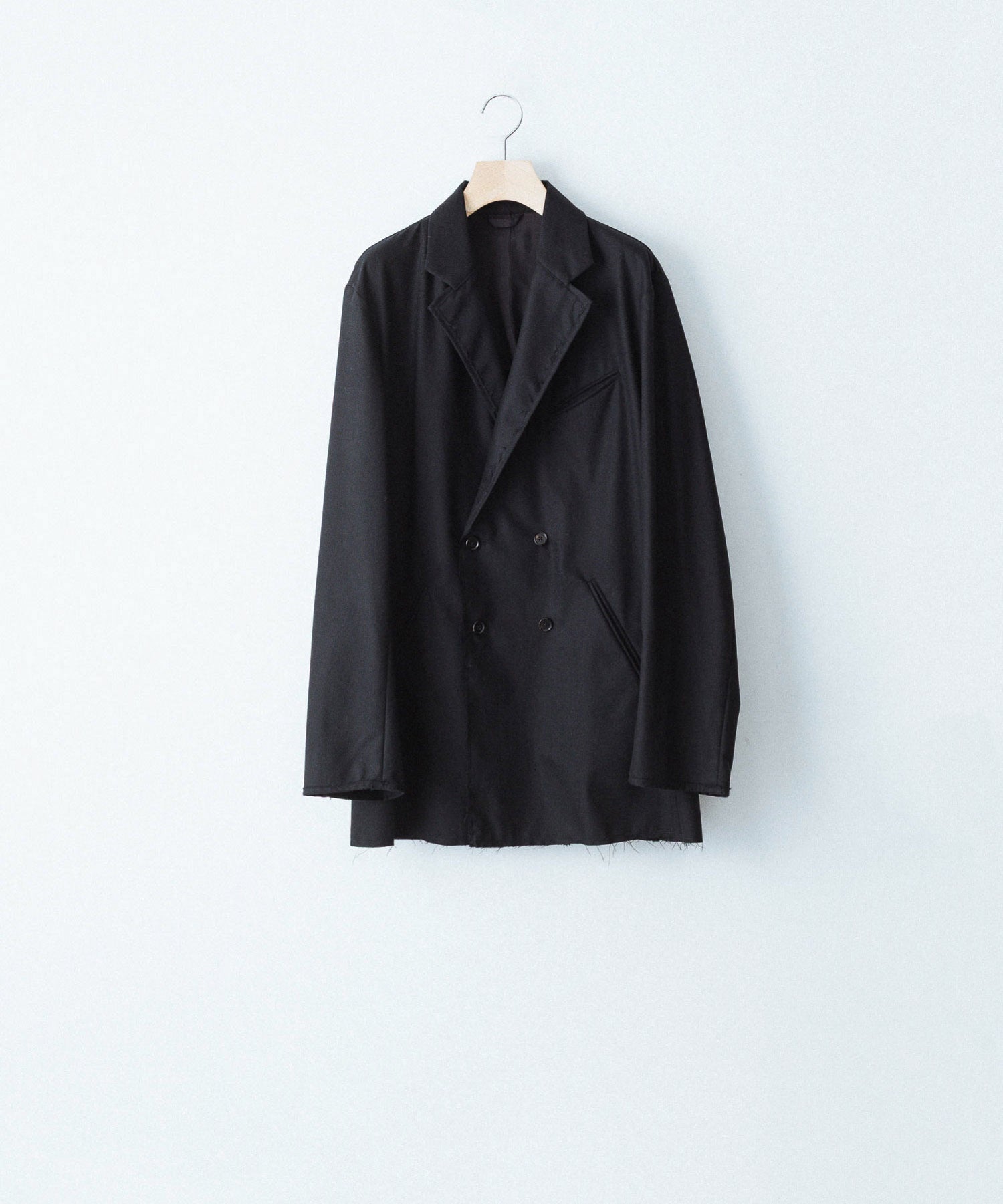 綾shop様 ANTHEM A / アンセムエー】WOOL CASHMERE POPLIN MELTON JACKET
